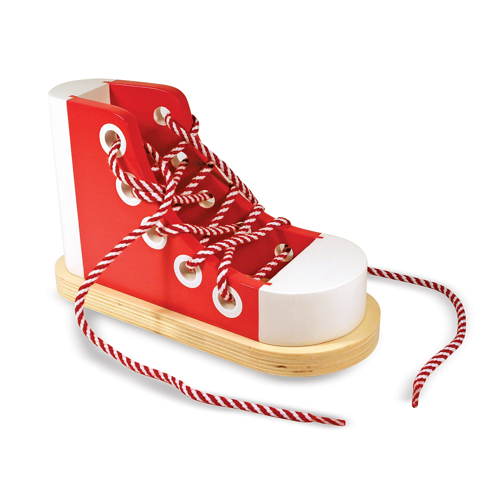 Melissa & Doug - Wooden Lacing Sneaker