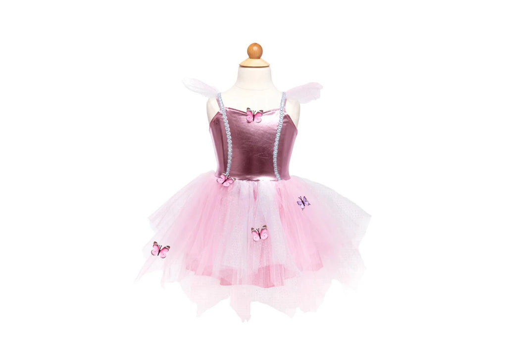 Great Pretenders - Bling Bling Mermaid Skirt & Hairclip Set Pink Size 4-6