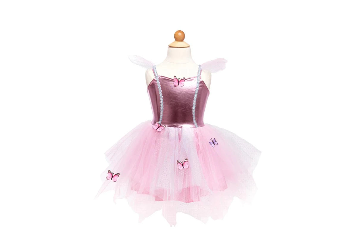 Great Pretenders - Bling Bling Mermaid Skirt & Hairclip Set Pink Size 4-6