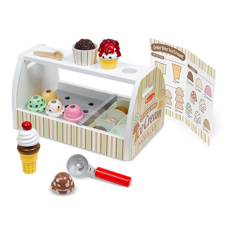 Melissa & Doug - Scoop & Serve Ice Cream Counter