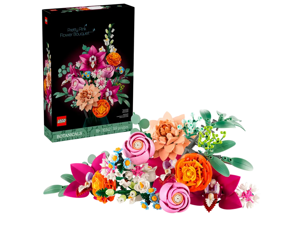 LEGO - Botanicals Pretty Pink Flower Bouquet 10342