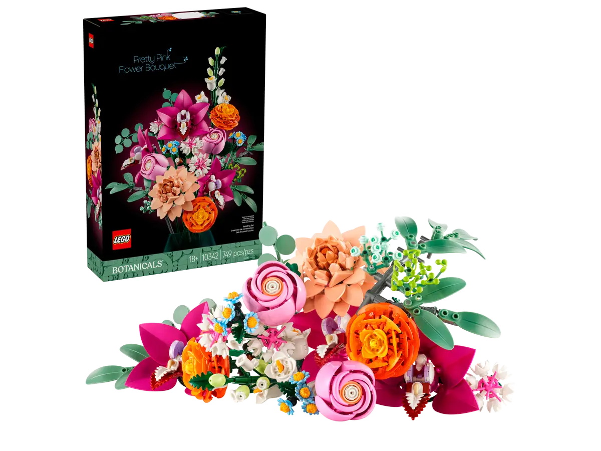LEGO - Botanicals Pretty Pink Flower Bouquet 10342