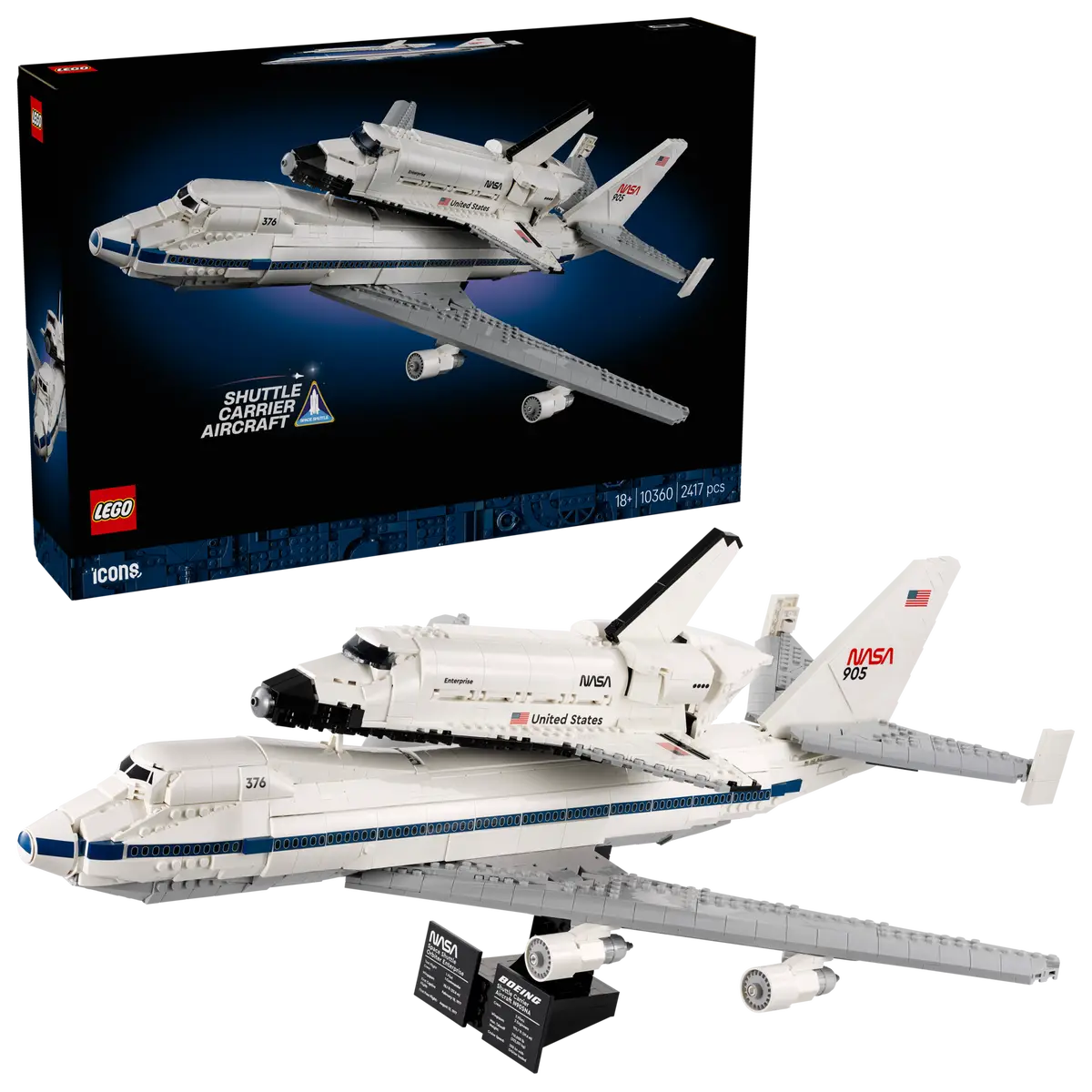 LEGO - ICONS Shuttle Carrier Aircraft 10360