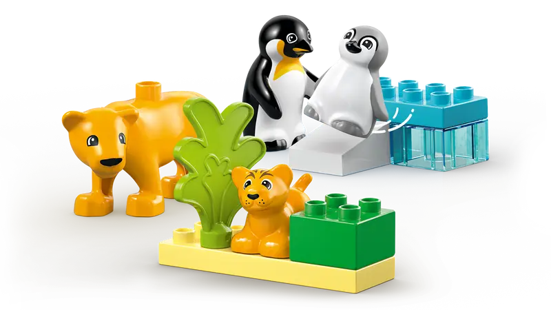 LEGO - Duplo Wild Animal Families Penguins & Lions (10442)