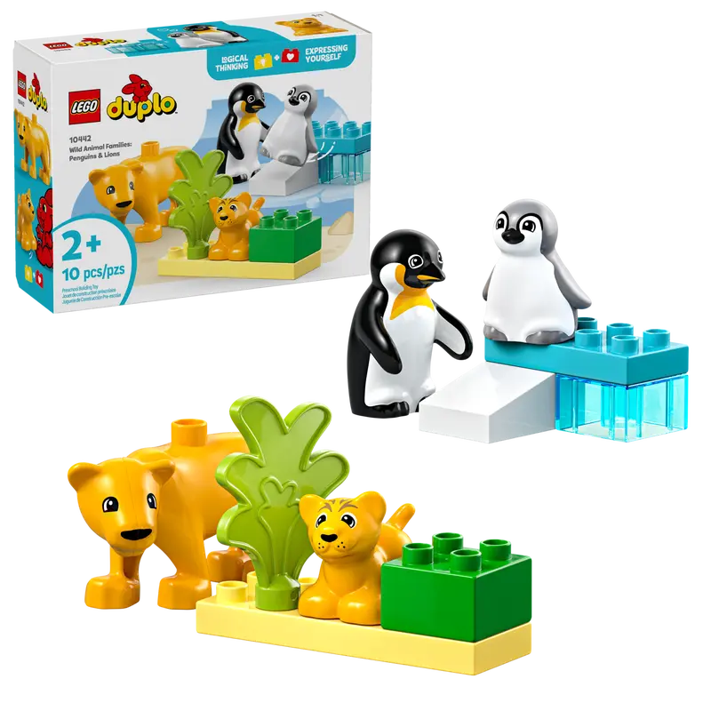LEGO - Duplo Wild Animal Families Penguins & Lions (10442)