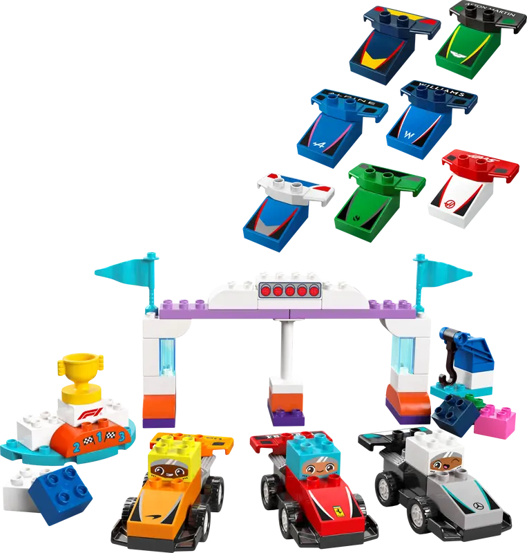 LEGO - Duplo F1 Team Race Cars & Drivers (10445)