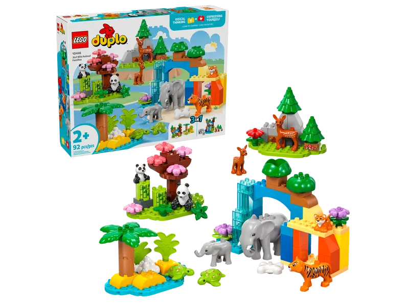 LEGO - Duplo 3 in 1 Wild Animal Families (10446)