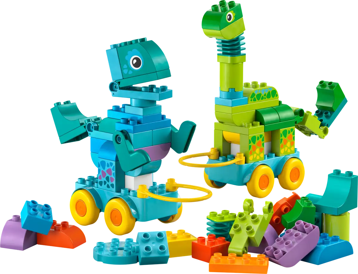 LEGO - Duplo 3 In 1 Dinosaurs on Wheels 10451