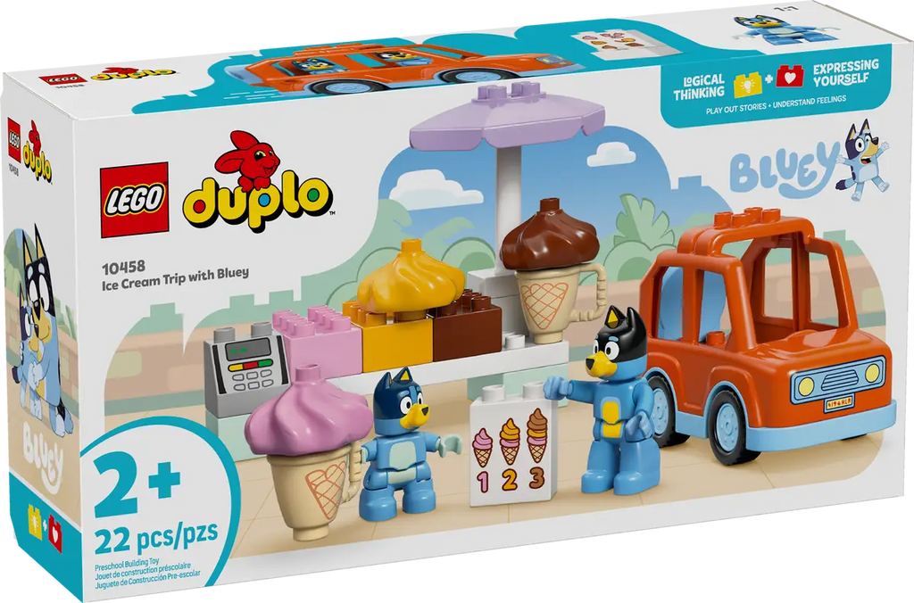 LEGO - Duplo Ice Cream Trip with Bluey 10458