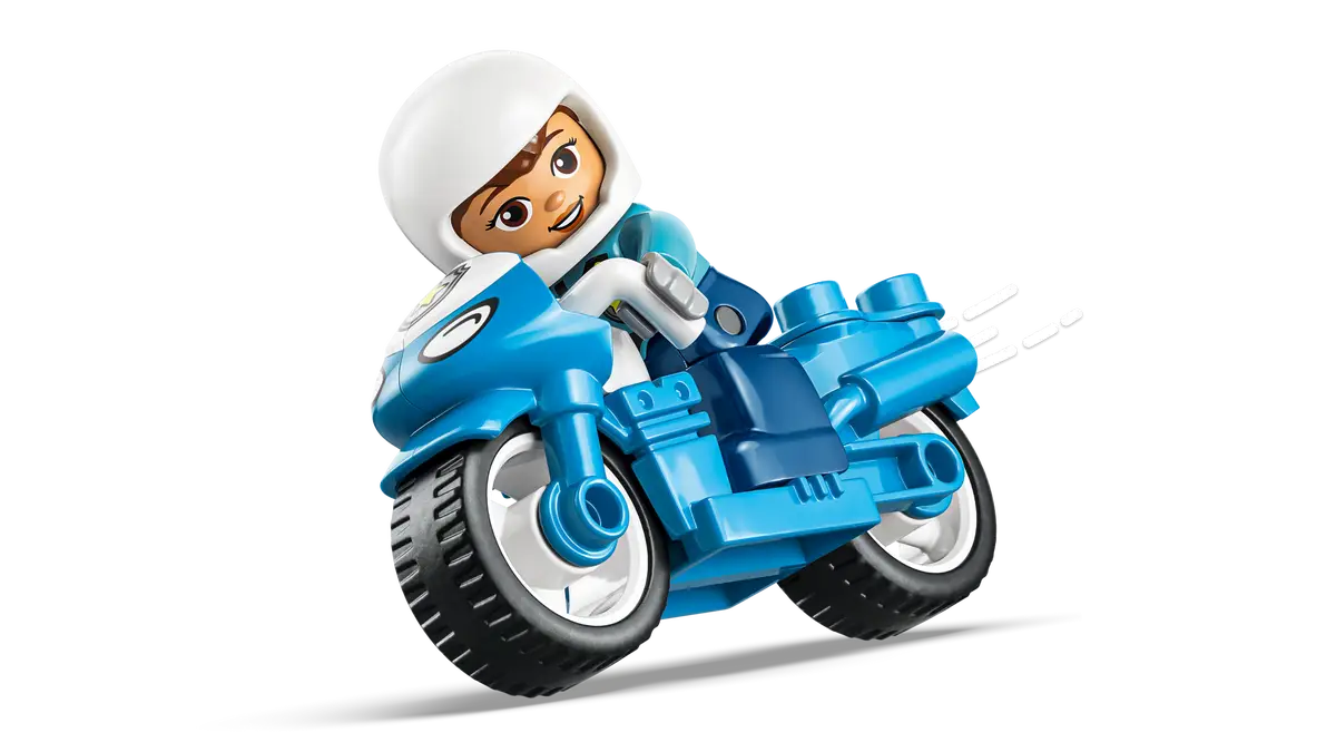 LEGO - Duplo Blue Police Motorcycle 10471