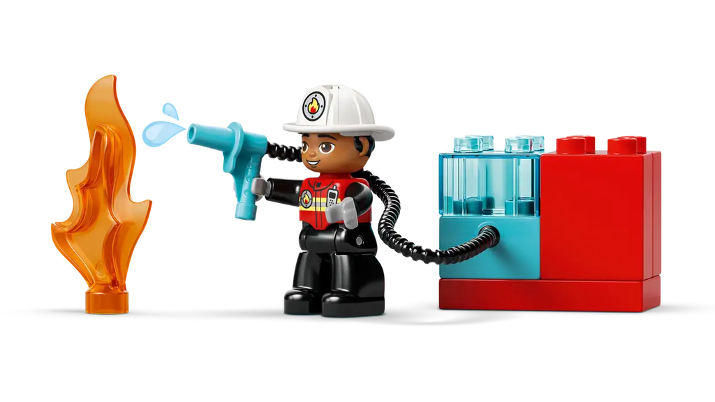 LEGO - Duplo Fire Engine with Hose and Firefighter 10473
