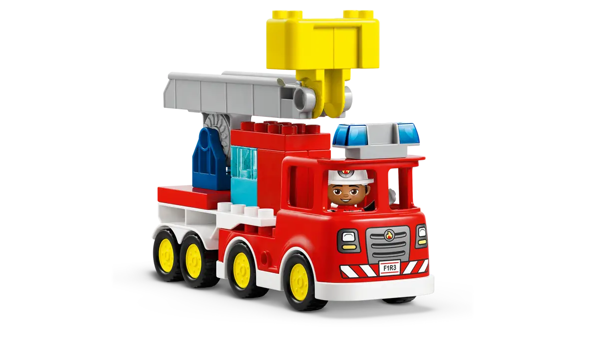 LEGO - Duplo Fire Engine with Hose and Firefighter 10473