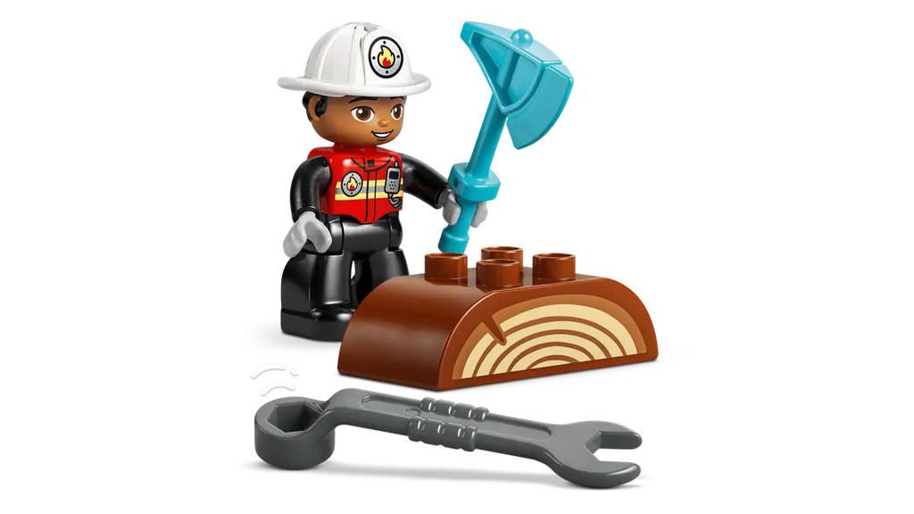 LEGO - Duplo Fire Engine with Hose and Firefighter 10473
