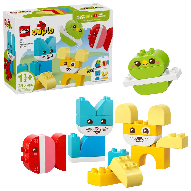 LEGO - Duplo 3 in 1 My First Creative Cute Pets 10477