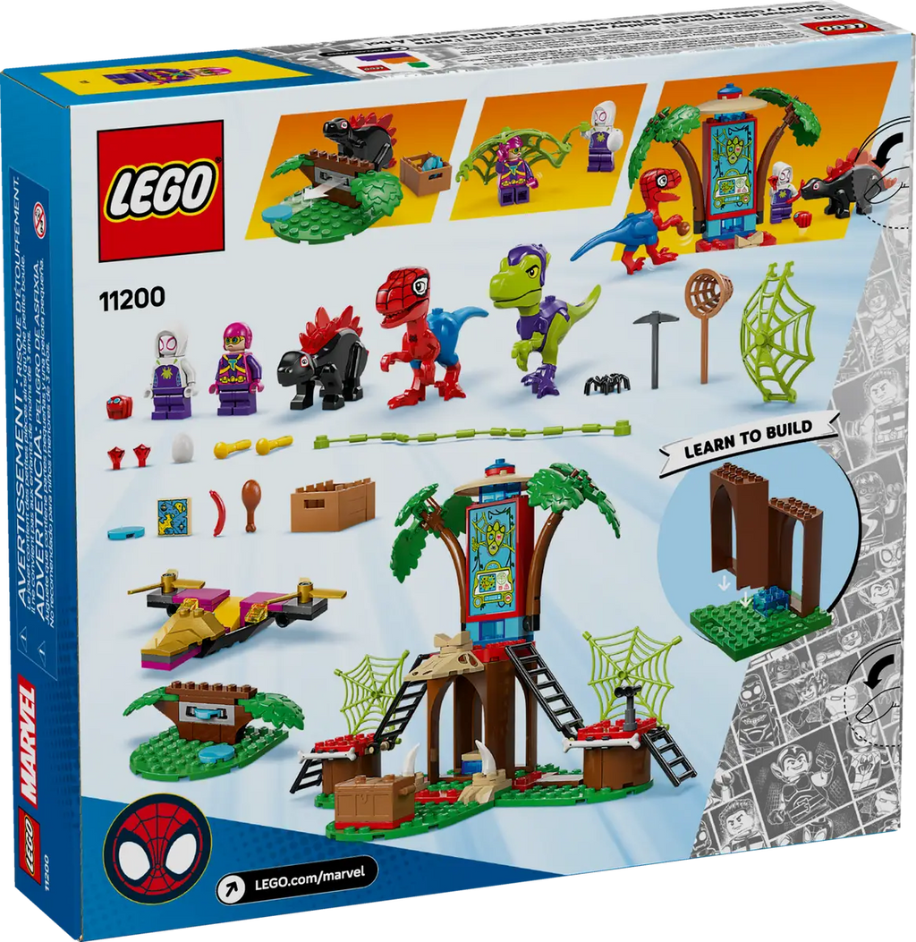 LEGO - Spidey Spidey & Gobby's Raptor Battle at Tree House HQ