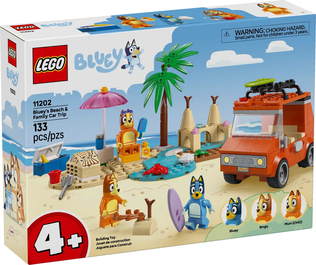 LEGO - Bluey's Beach & Family Car Trip 11202