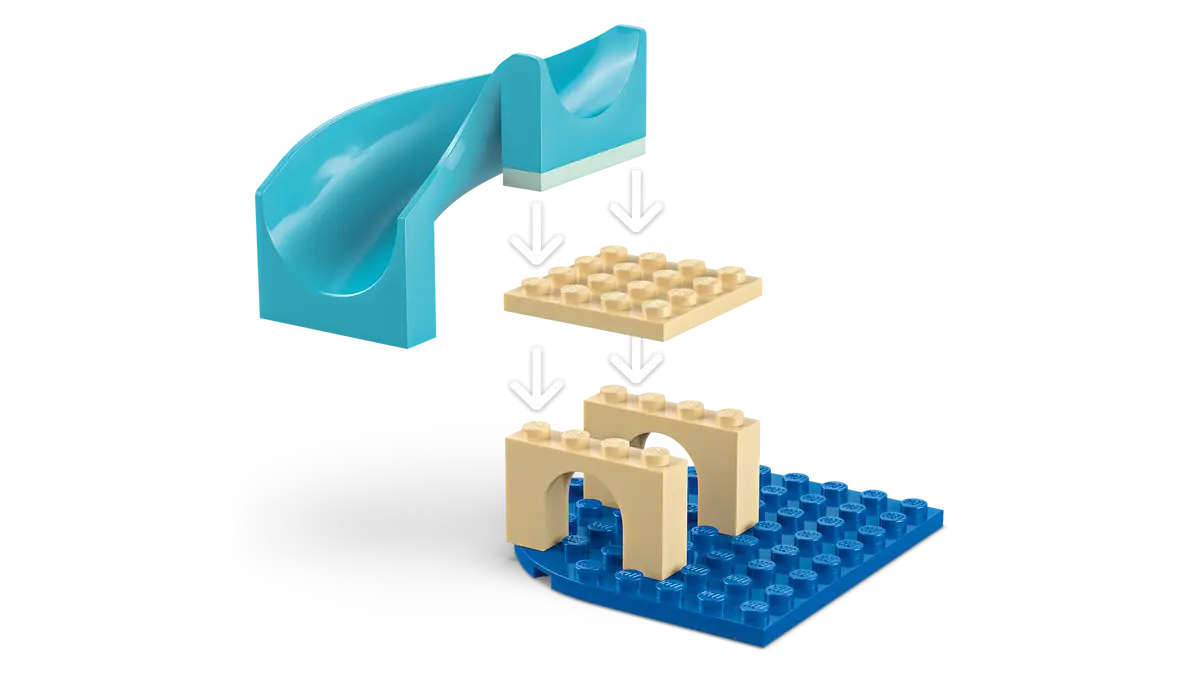LEGO - Gabbys Dollhouse Mermaid Gabbys Aquarium Adventure 11204