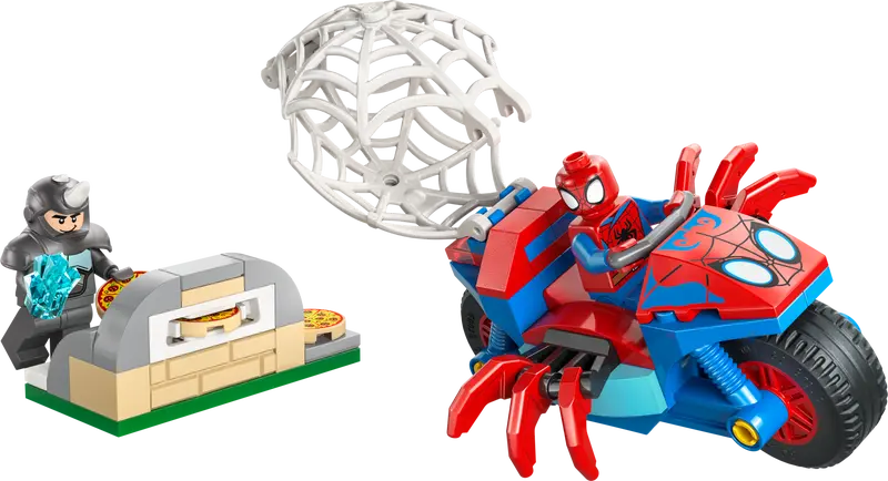 LEGO - Marvel Spidey on his Motorcycle vs Rhino 11206