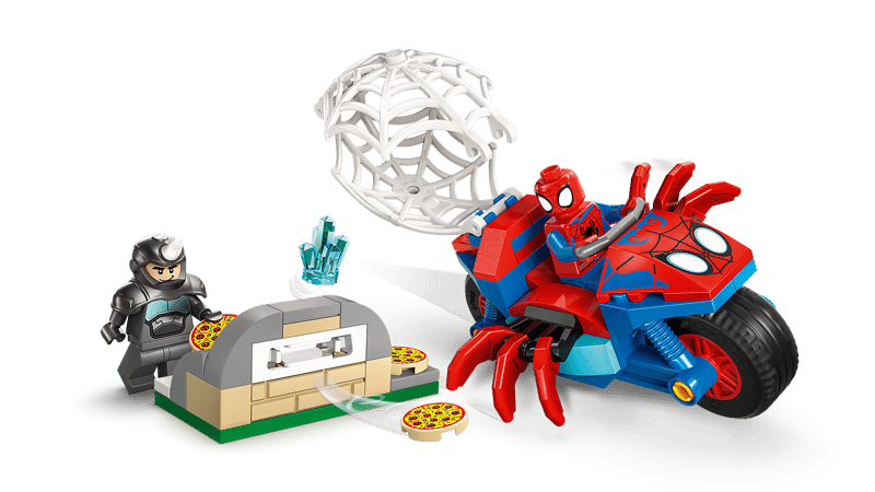 LEGO - Marvel Spidey on his Motorcycle vs Rhino 11206
