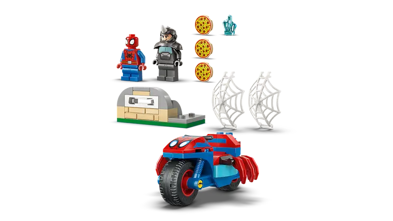 LEGO - Marvel Spidey on his Motorcycle vs Rhino 11206