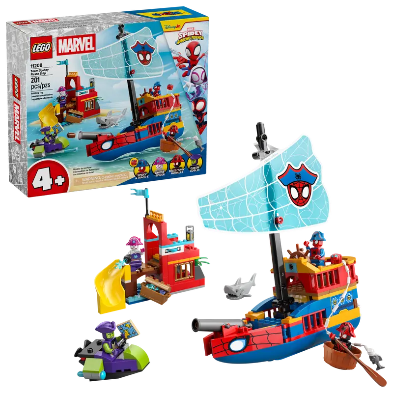 LEGO - Marvel Team Spidey Pirate Ship 11208