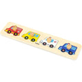 VIGA - Knob Puzzle Vehicles - 4pc