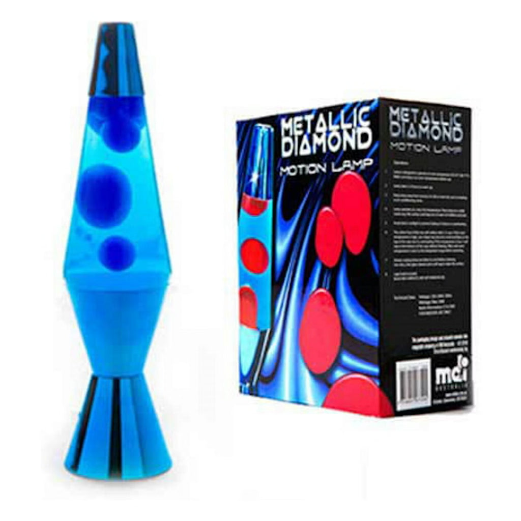 MDI - Metallic Diamonds Motion Lamp Blue