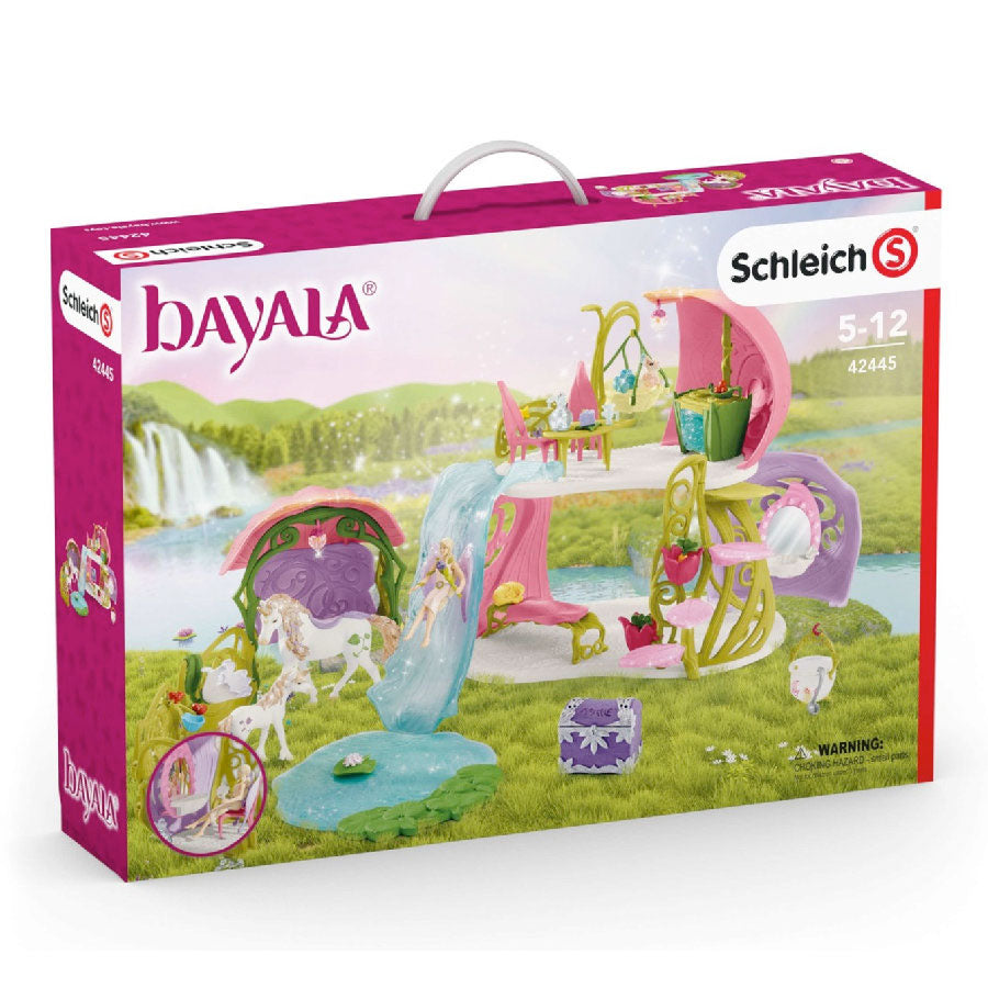 Schleich - Glittering Flower House with Unicorns