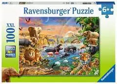 Ravensburger - 100pc Savannah Jungle Waterhole Puzzle