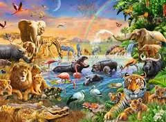 Ravensburger - 100pc Savannah Jungle Waterhole Puzzle