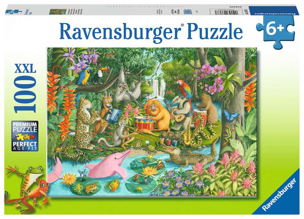 Ravensburger - 100pc Rainforest River Band Puzzle