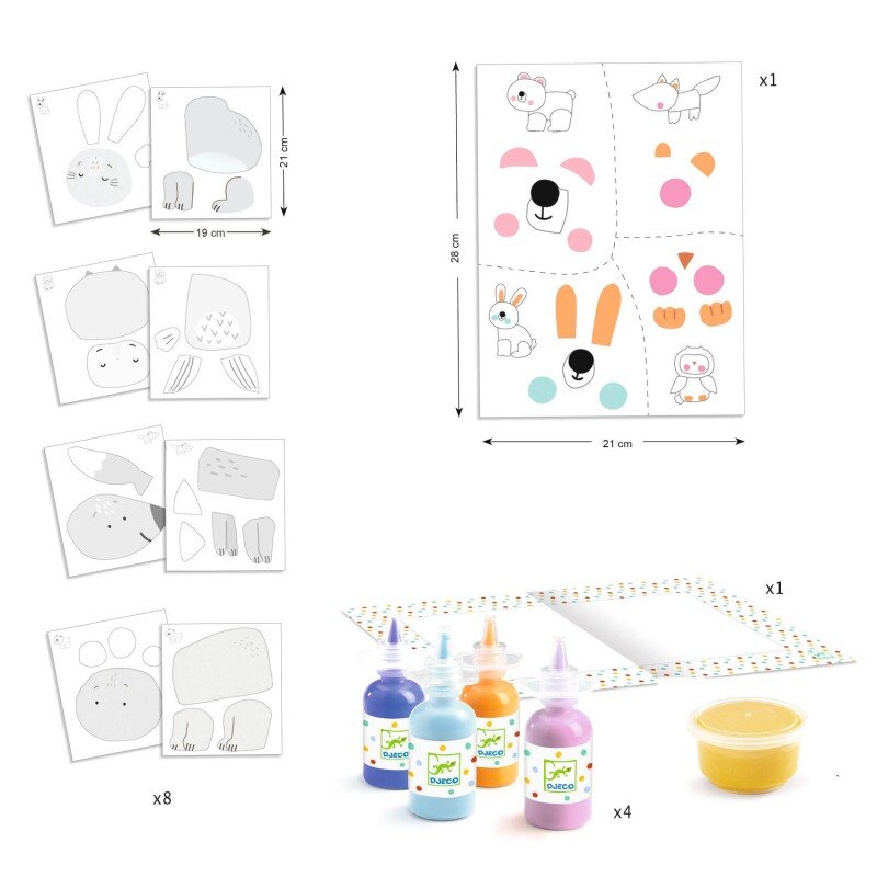 Djeco - Finger Painting Messy Fun