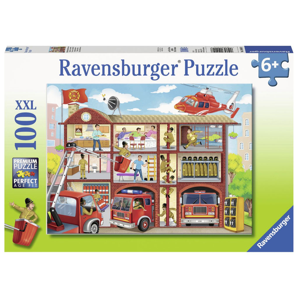 Ravensburger - 100Pc Firehouse Frenzy Puzzle