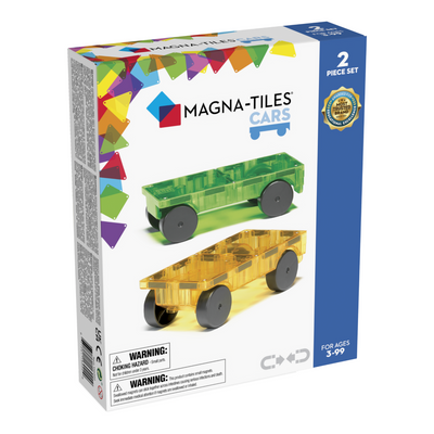 Magna Tiles - Cars Expansion Set Green & Yellow