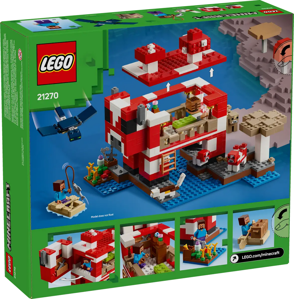 LEGO - Minecraft The Mooshroom House 21270