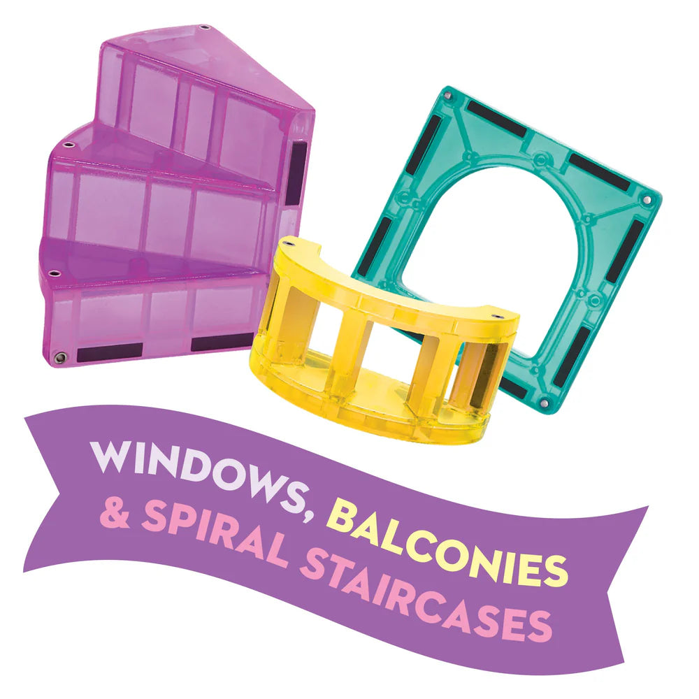 Magna Tiles - Castle Deluxe + MicroMAGS 48 piece