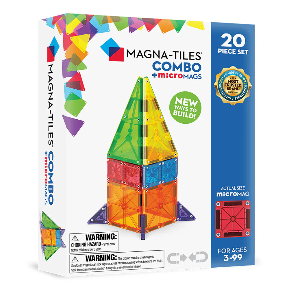 Magna Tiles - Combo + MicroMAGS 20 piece
