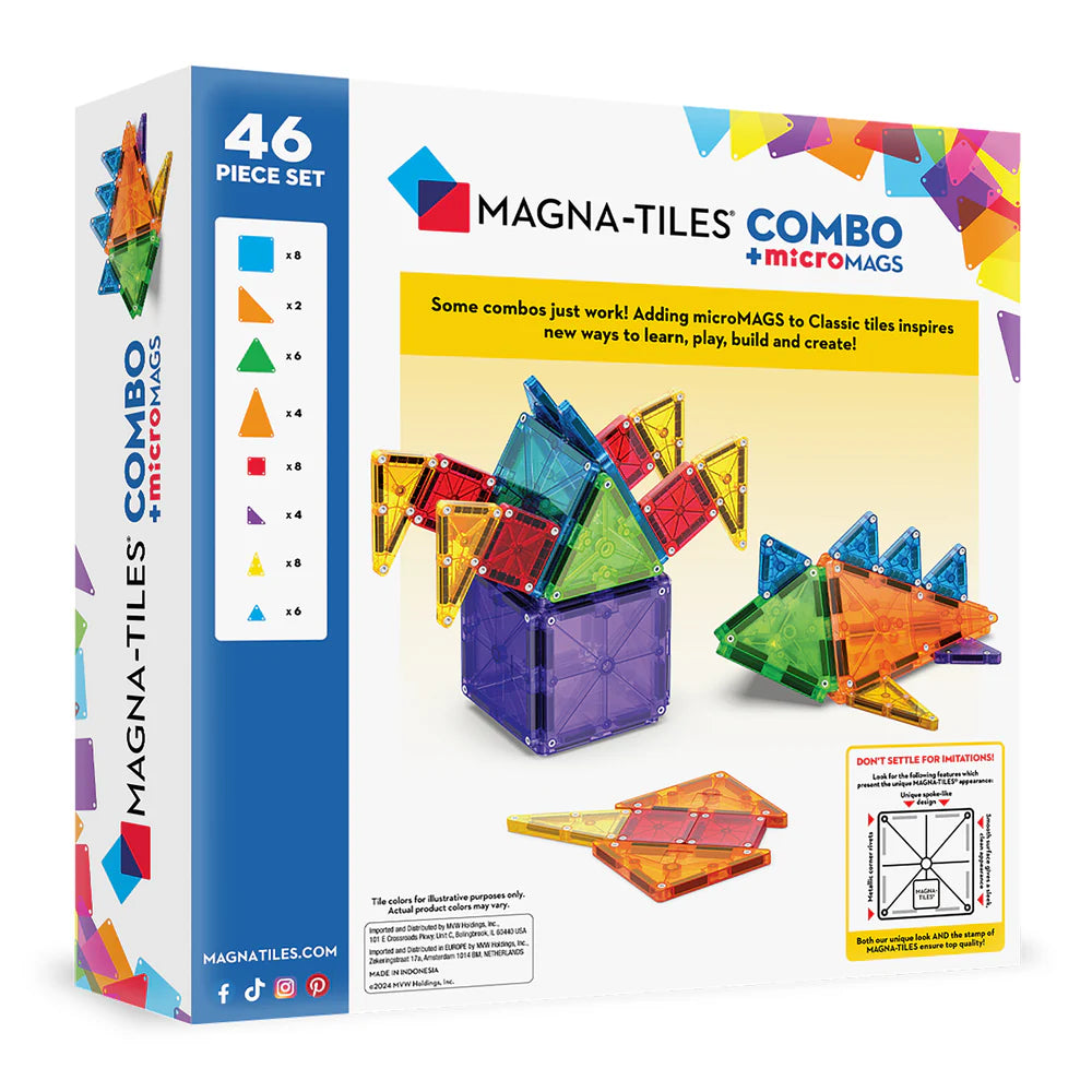 Magna Tiles - Combo + MicroMAGS 46 piece