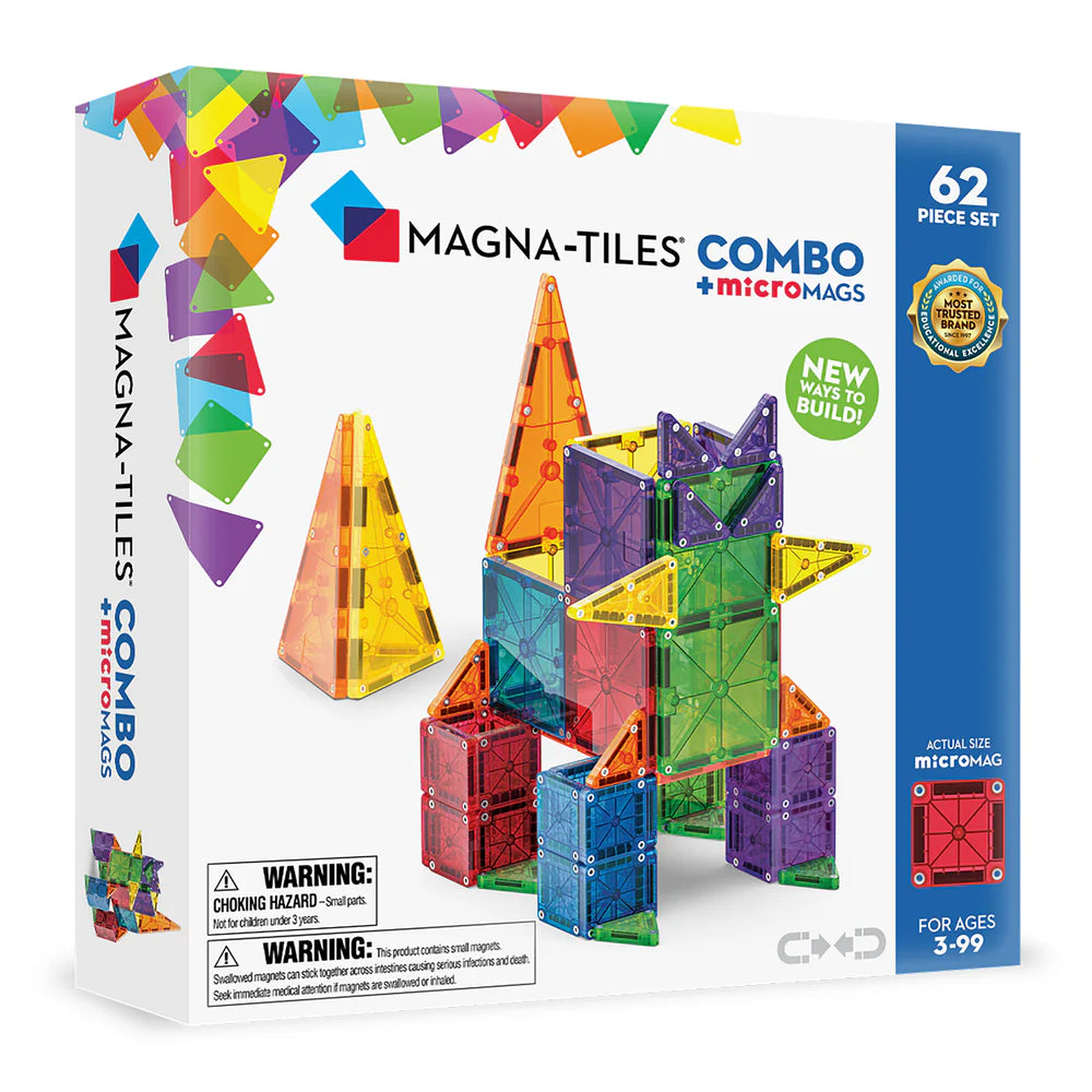 Magna Tiles - Combo + MicroMAGS 62 piece