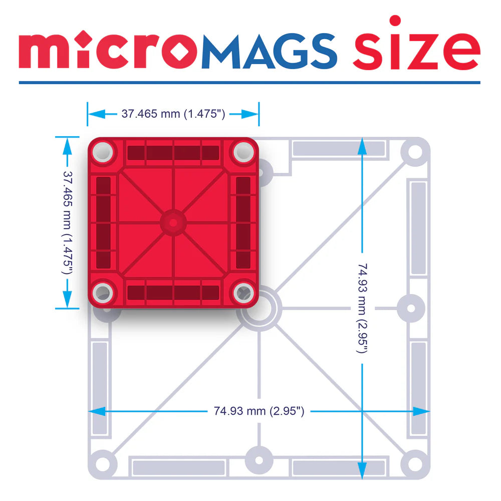Magna Tiles - Combo + MicroMAGS 20 piece