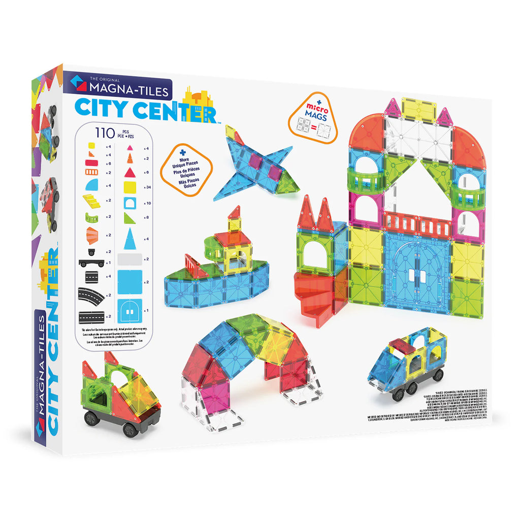Magna Tiles - City Center Set - 110 piece