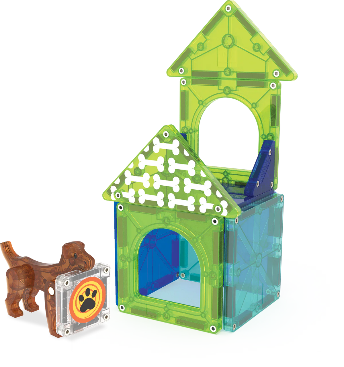 Magna Tiles - Dog House - 13 piece