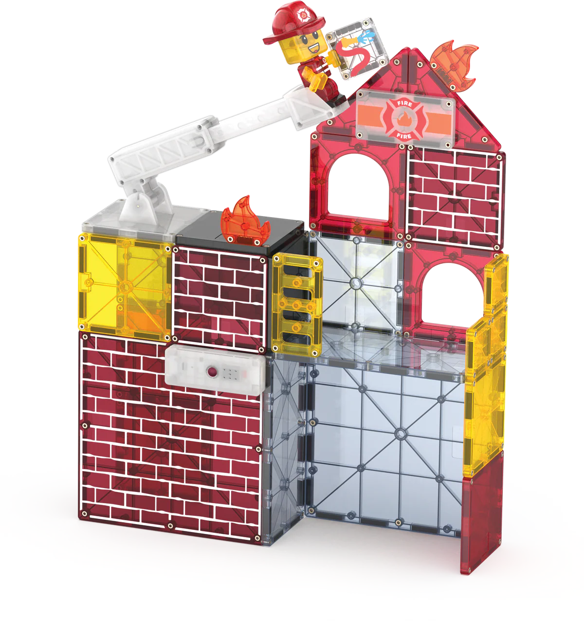 Magna Tiles - Fire Station - 50 piece
