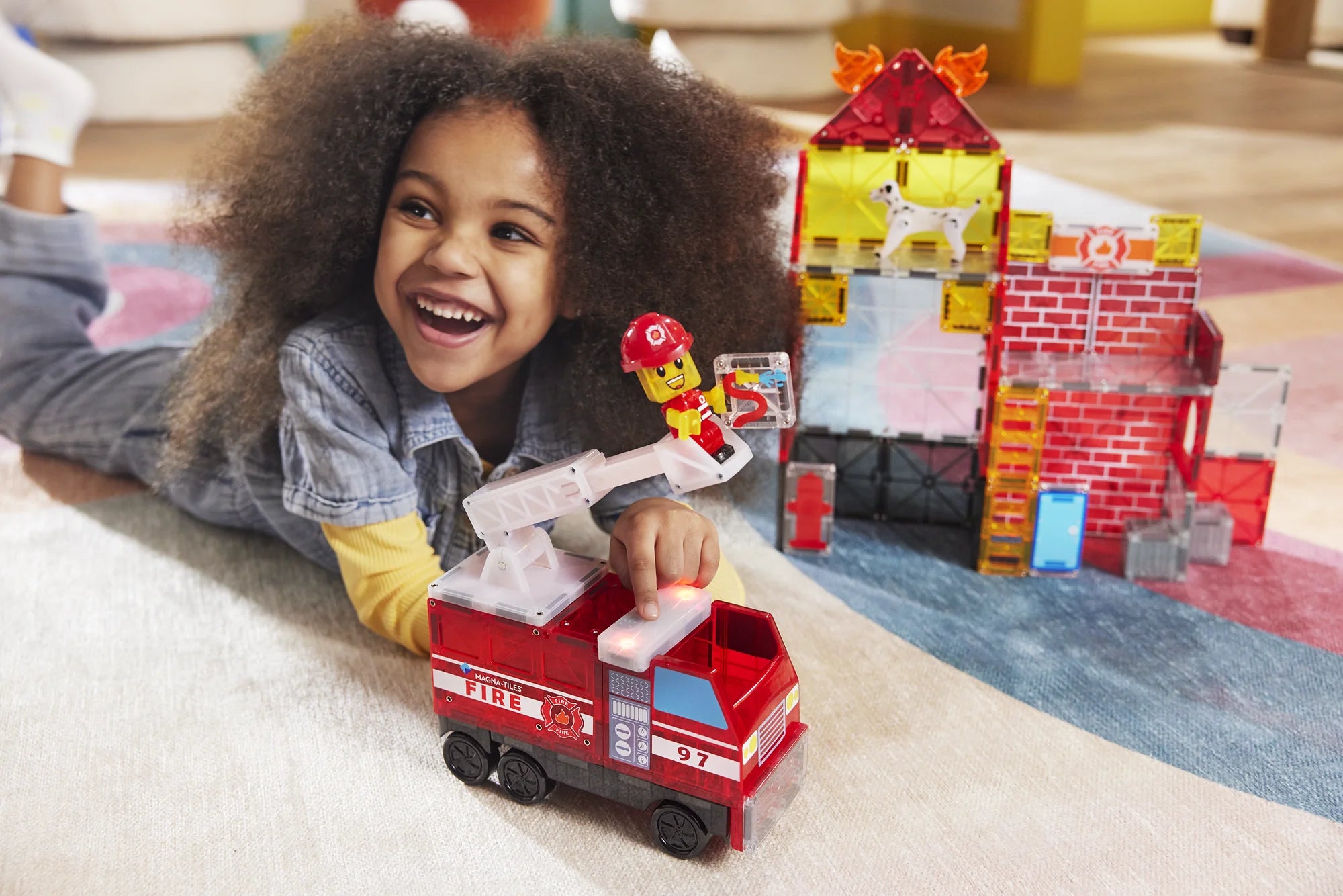 Magna Tiles - Fire Station - 50 piece