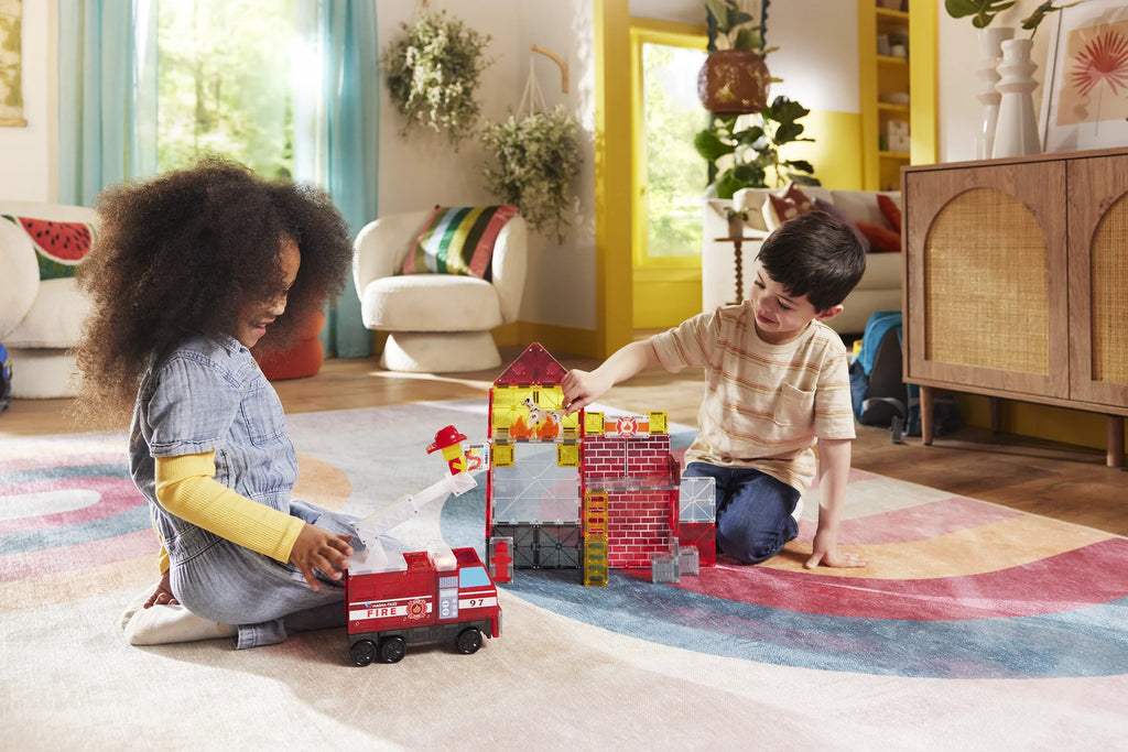 Magna Tiles - Fire Station - 50 piece