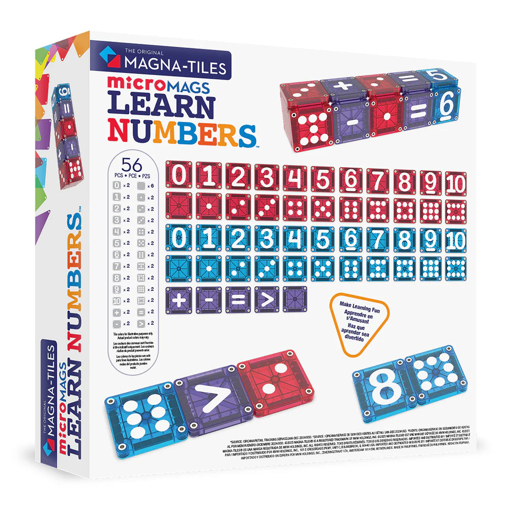 Magna Tiles - MicroMags Learn Numbers