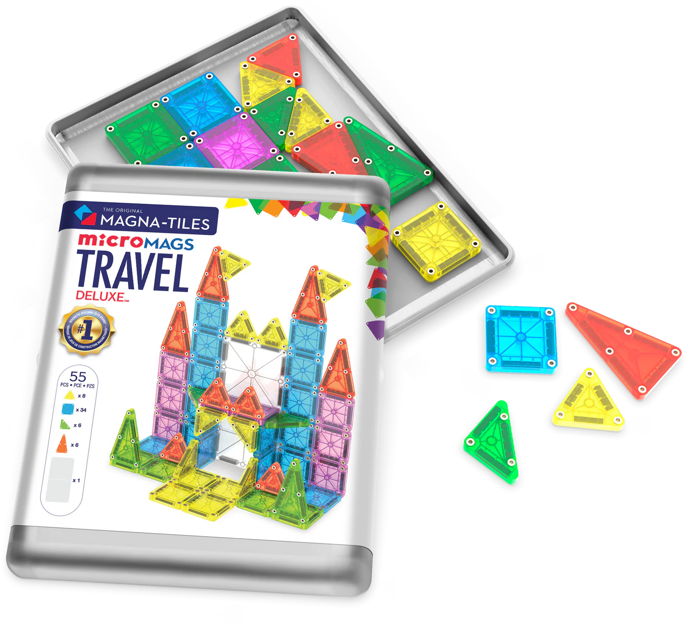 Magna Tiles - MicroMAGS Travel Deluxe Set
