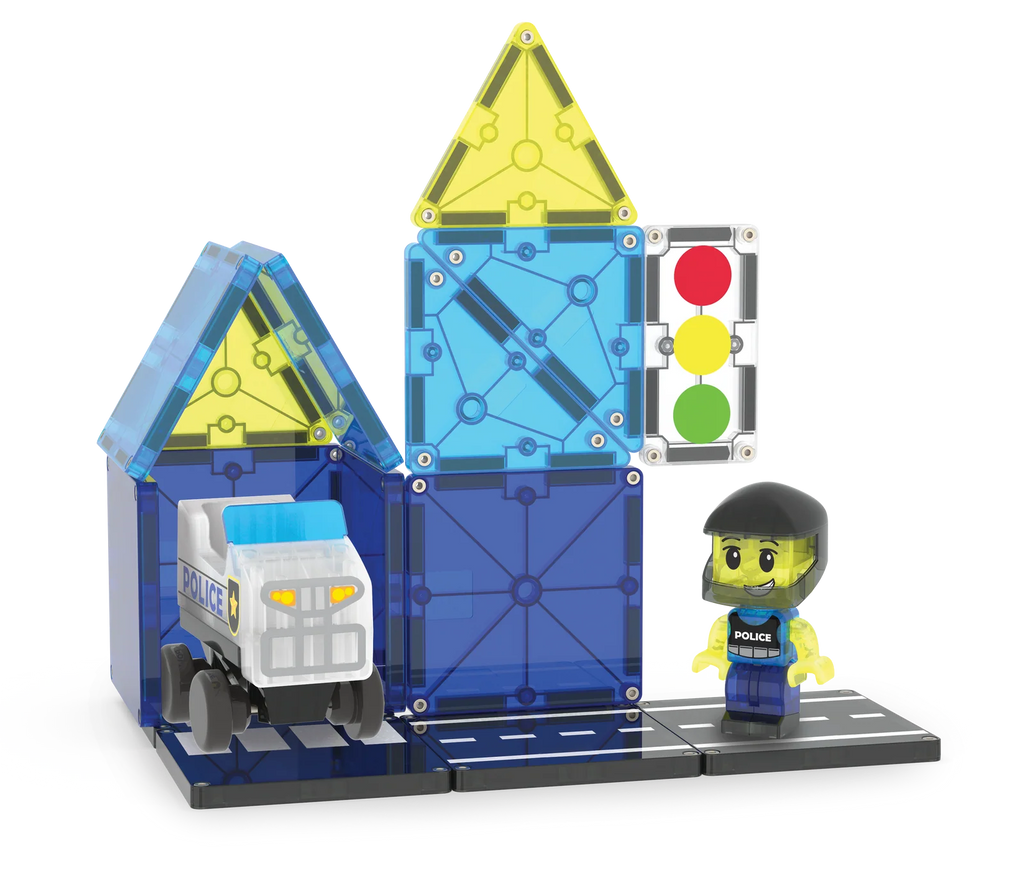Magna Tiles - Police Patrol - 20 piece