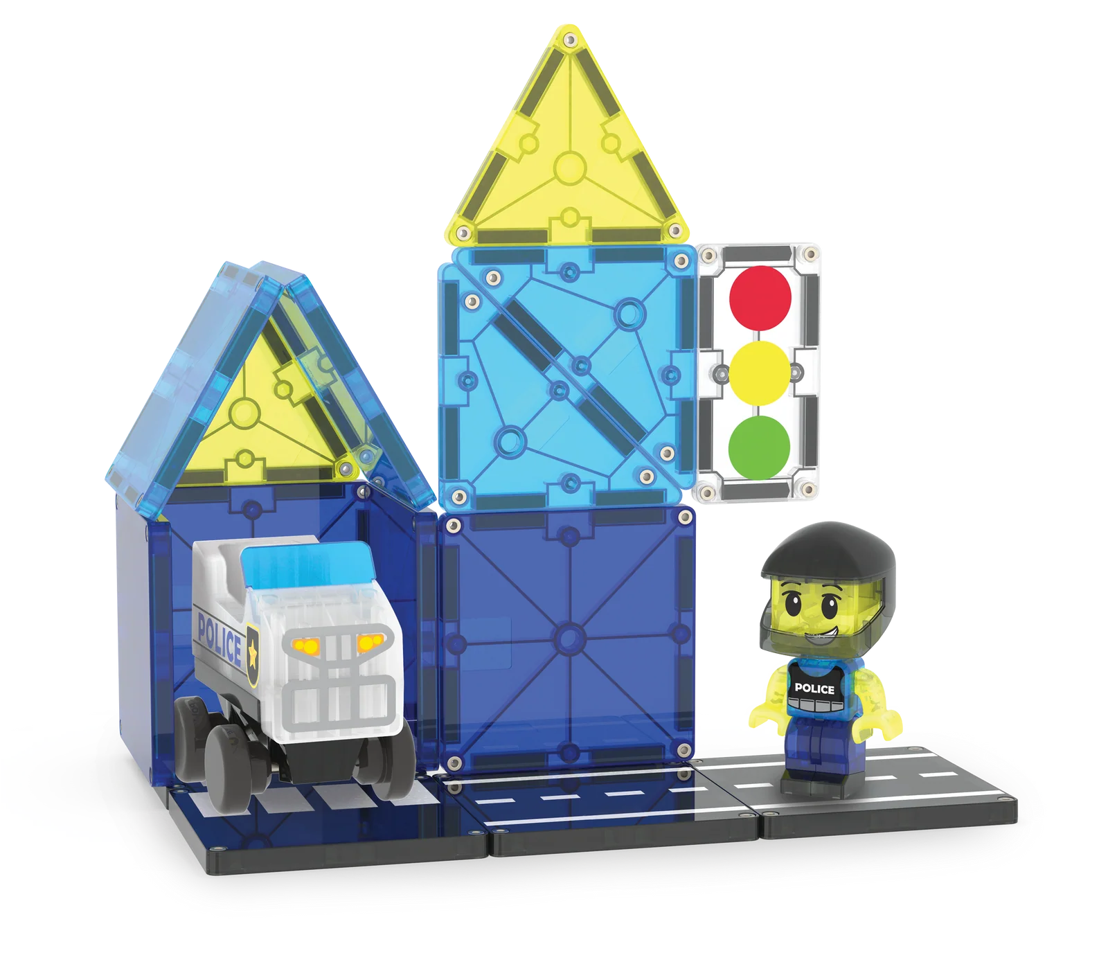 Magna Tiles - Police Patrol - 20 piece