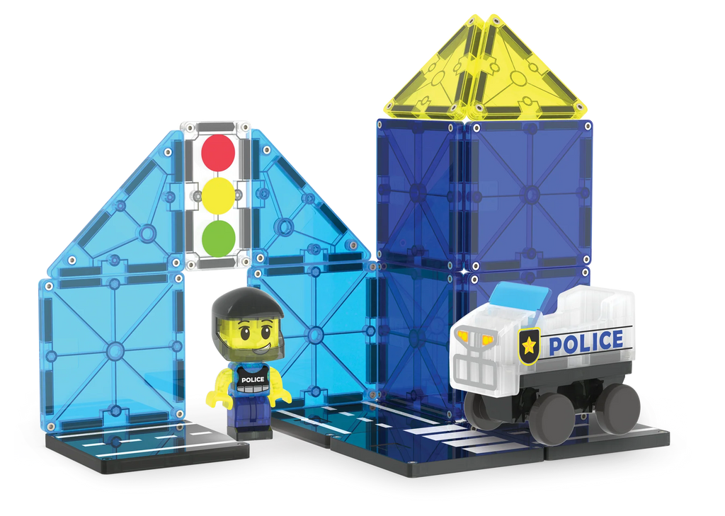Magna Tiles - Police Patrol - 20 piece